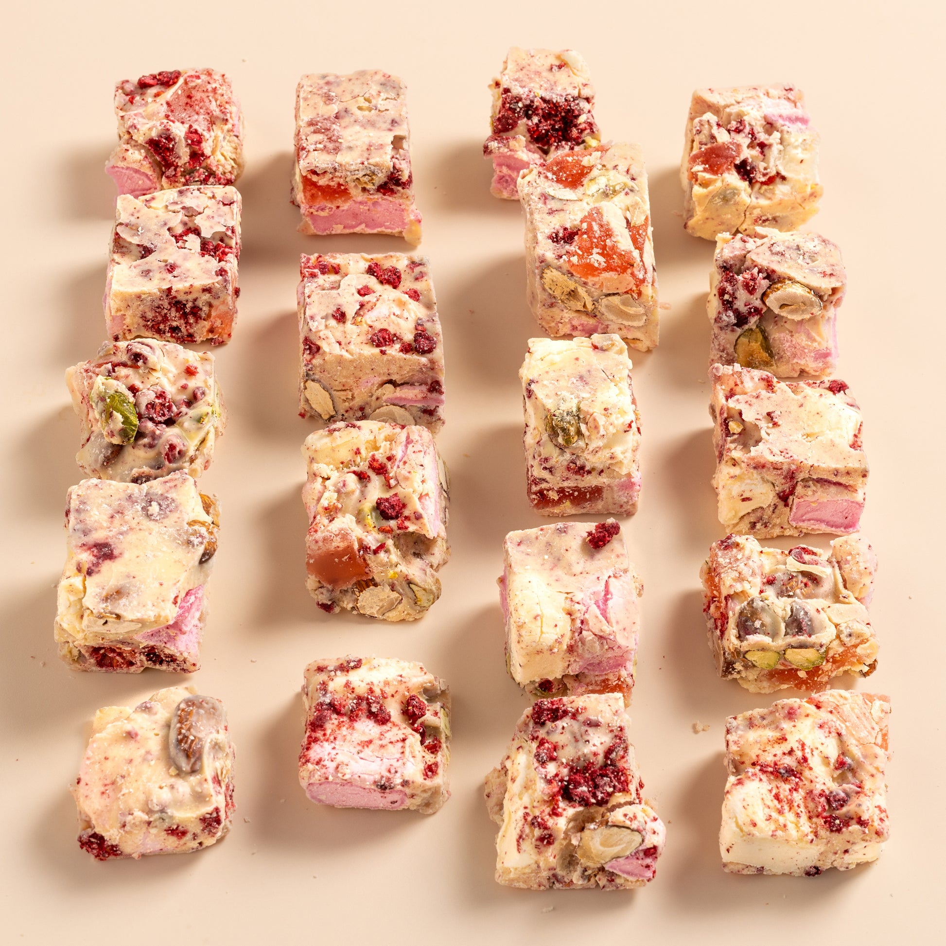 J'AIME Rocky Road, Rose, Berry & Pistachio