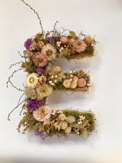 Dried Floral letters