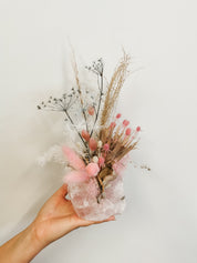 Rose Quartz Dried Arrangement