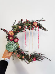 Mini Crescent Moon Wreath