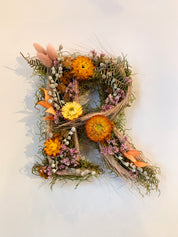 Dried Floral letters