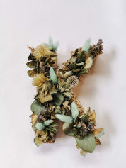 Dried Floral letters