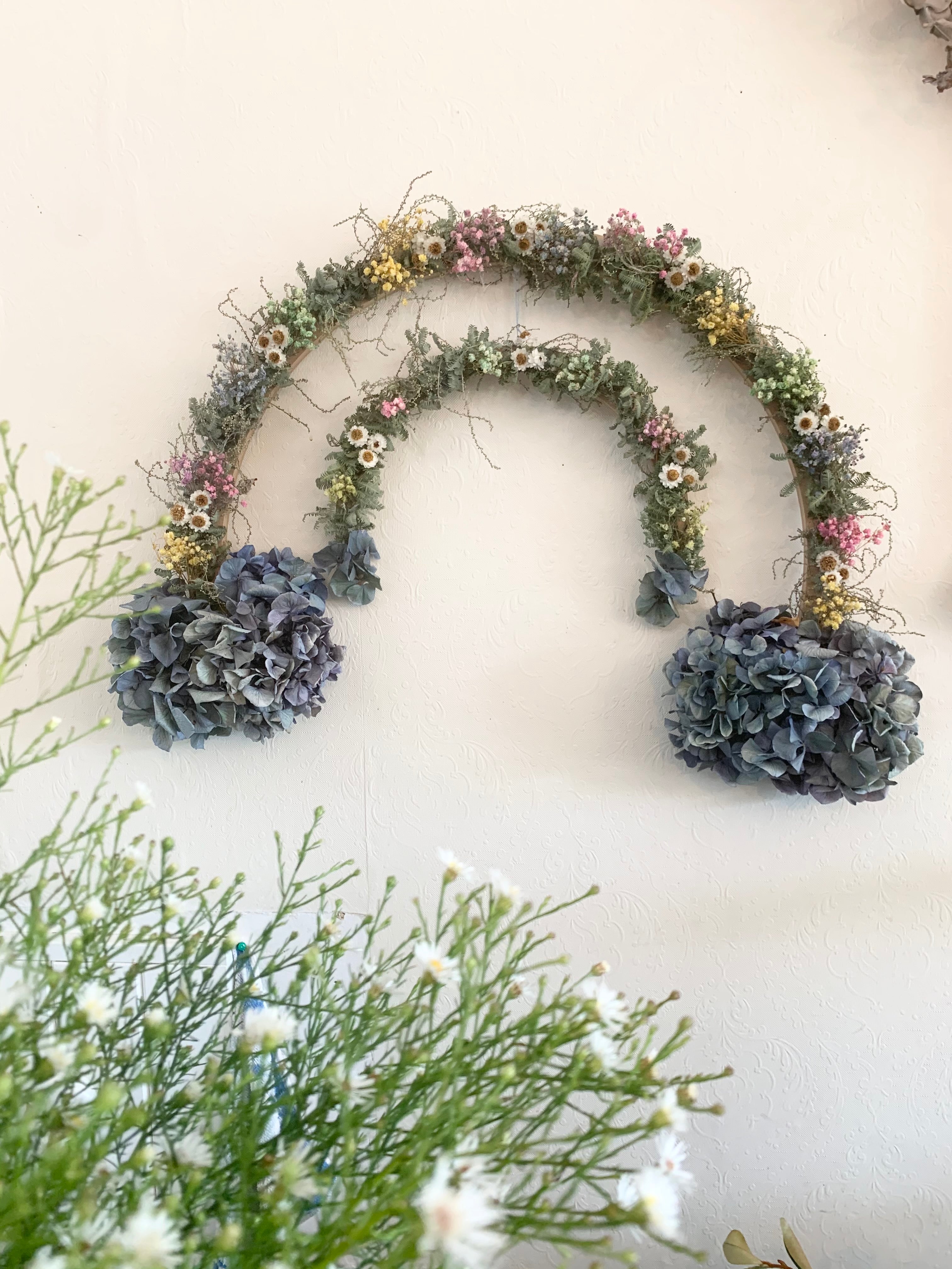Dried Floral Rainbow