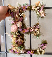 Dried Floral letters
