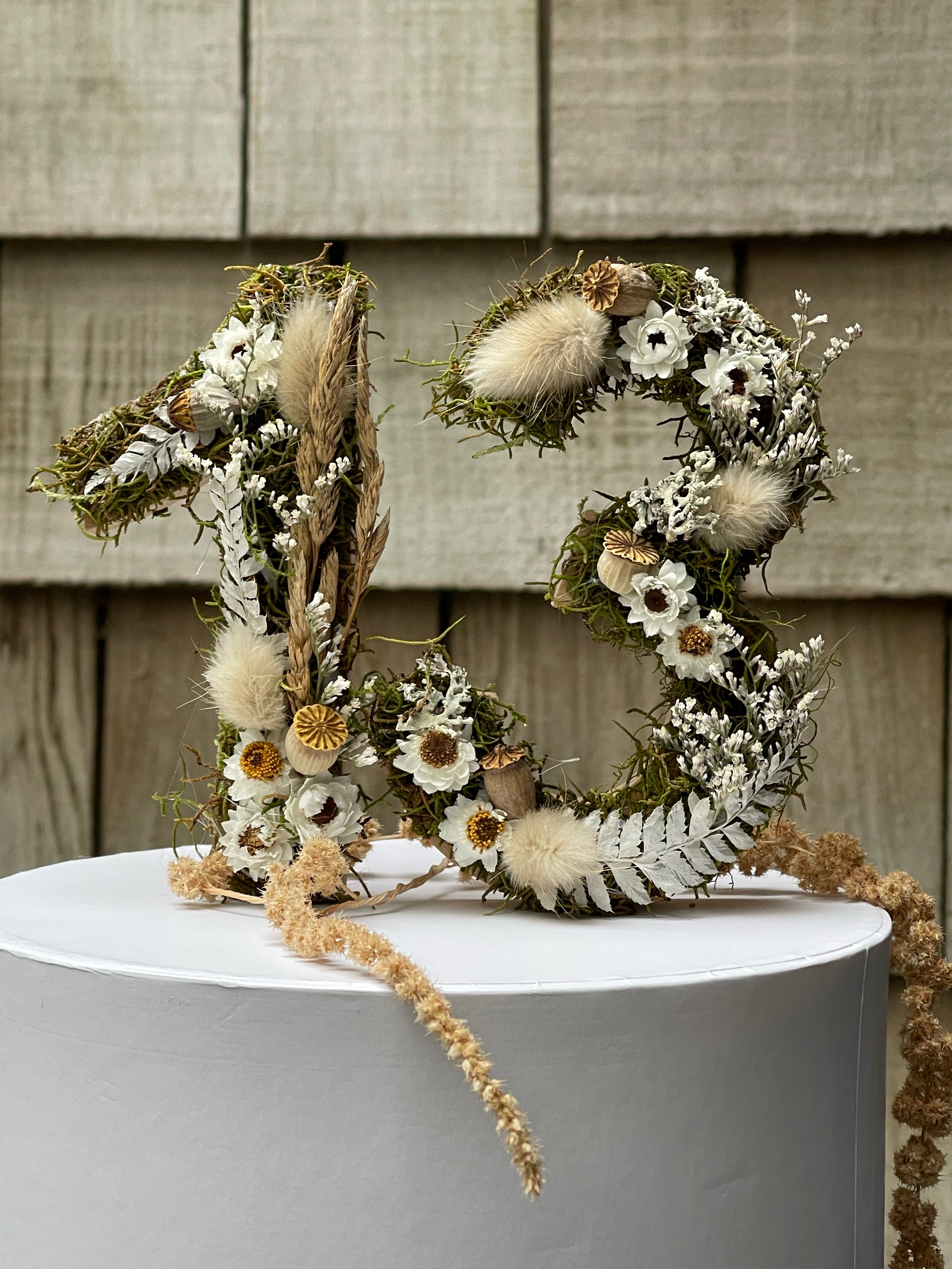 Dried Floral Cake Topper