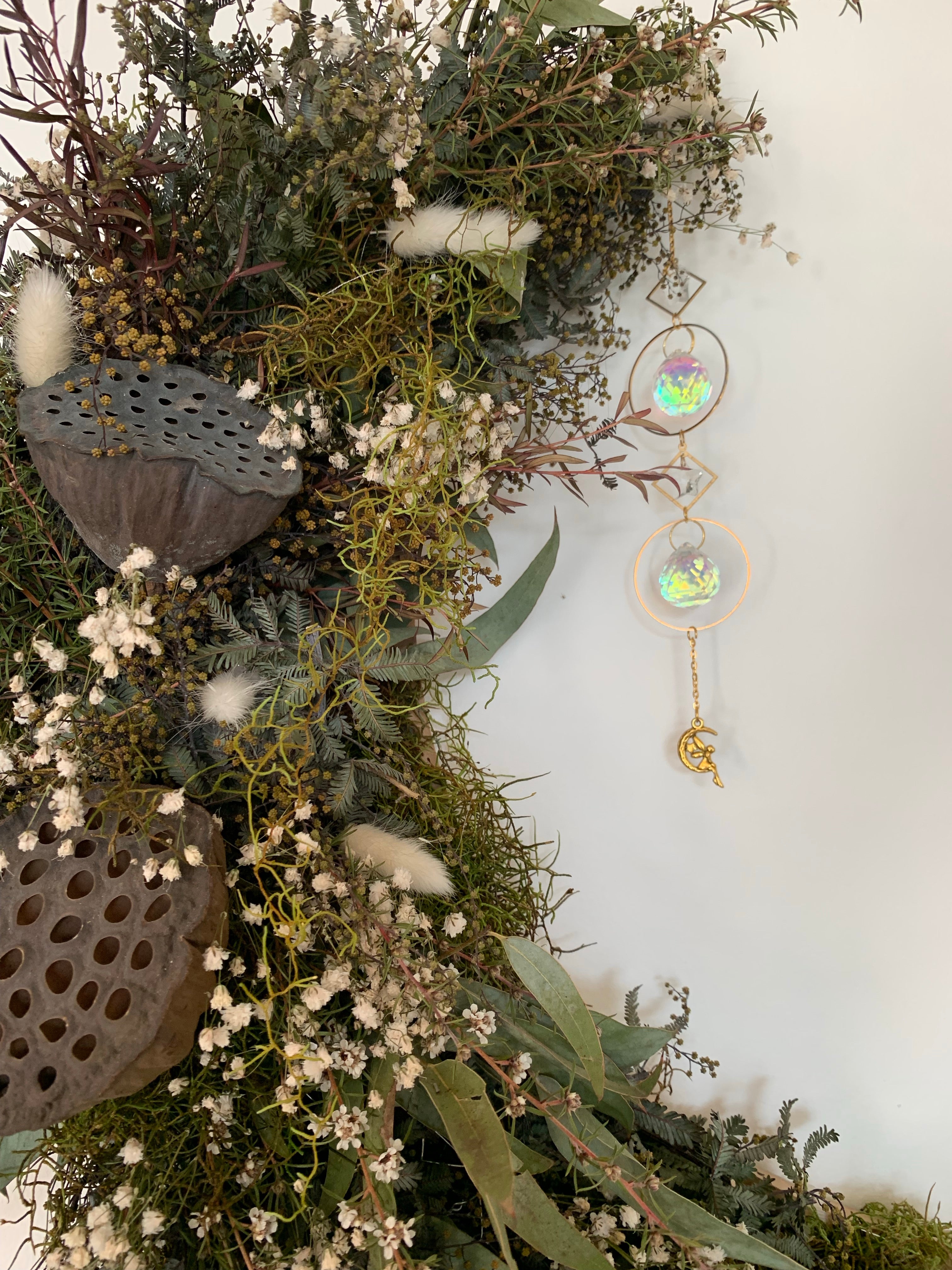 Crescent Moon with Charm
