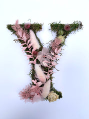 Dried Floral letters