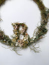 Dried Letter Wreath
