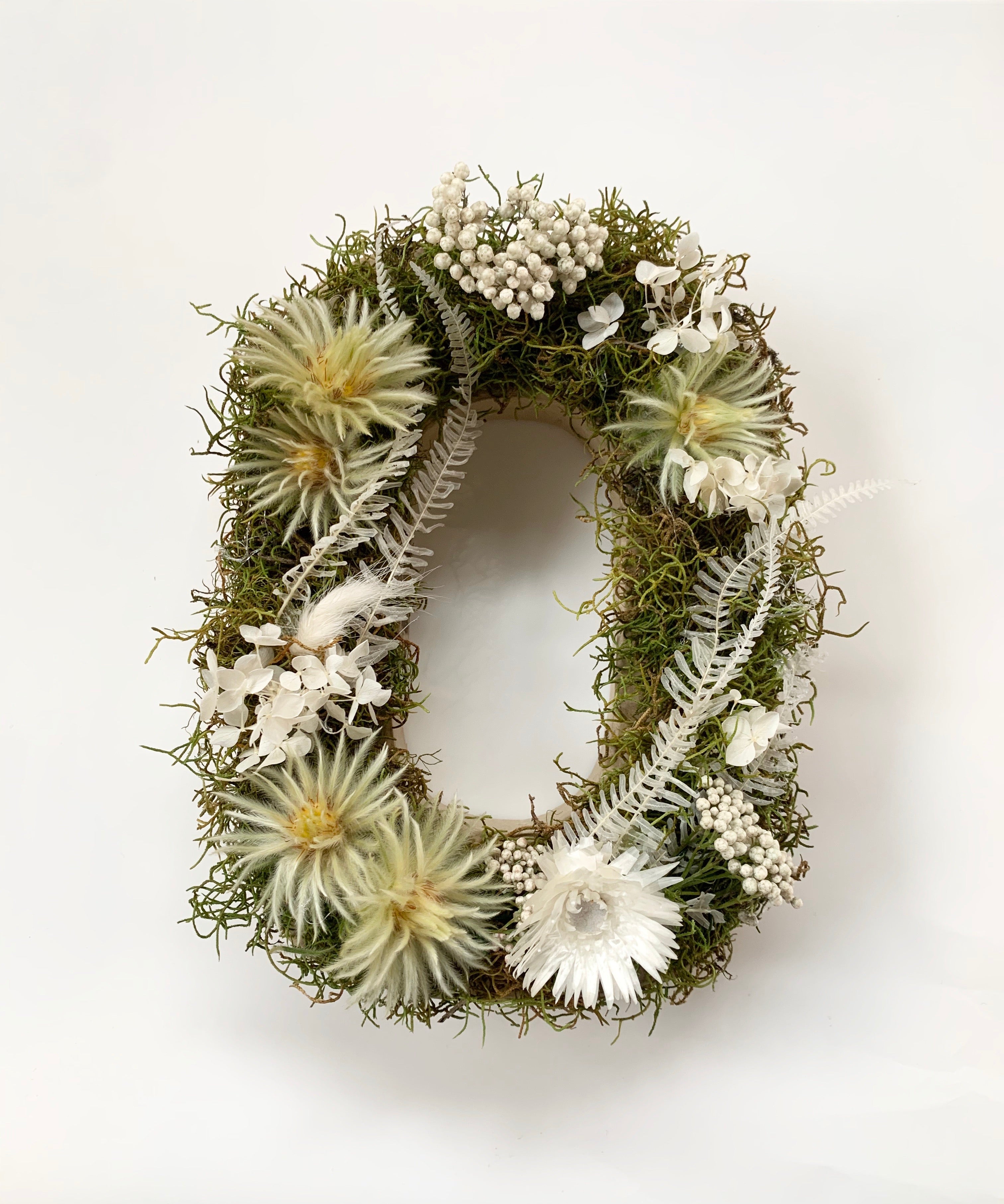 Dried Floral letters