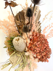 Peachy Hues dried arrangement