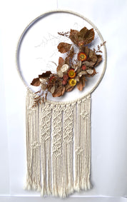 Floating Sunset Macramé Wreath