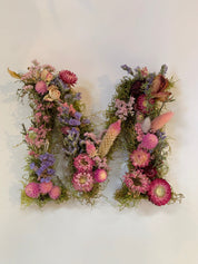 Dried Floral letters