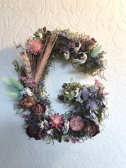 Dried Floral letters
