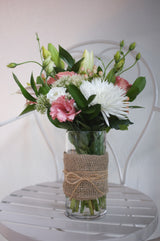Pretty Blush Posie in a vase